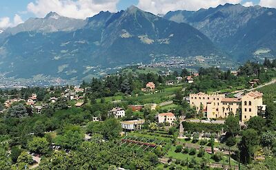 Town of Merano from above, Italy. Unsplash@Reiseuhu