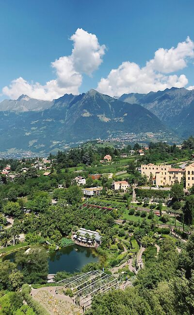 Town of Merano from above, Italy. Unsplash@Reiseuhu