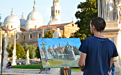 Painter in Padua (Padova), Italy.