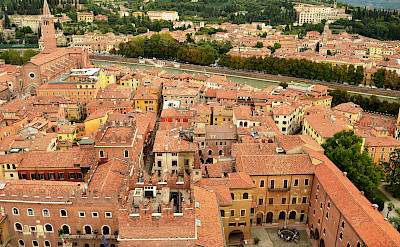 Overlooking Verona on the Adige River, Veneto, Italy. Flickr:Pedro