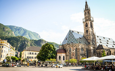 Great churches to see on the Bolzano to Verona Bike Tour. ©Photo via TO 45.437455, 10.994167