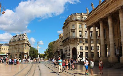 Biking through Bordeaux, France. Flickr:traveljunction
