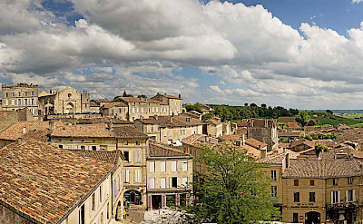 Panorama in Saint-Émilion, France. CC:Didier Descounens