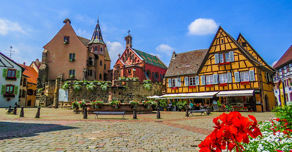 Eguisheim, Alsace, France. Flickr:Kiefer