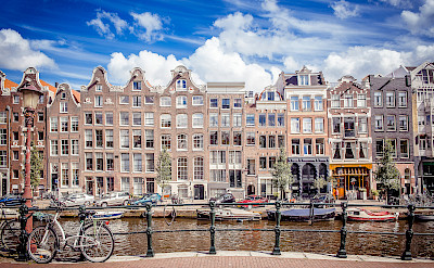 Famous facades of Amsterdam, the Netherlands. Flickr:Andres Nieto Porras