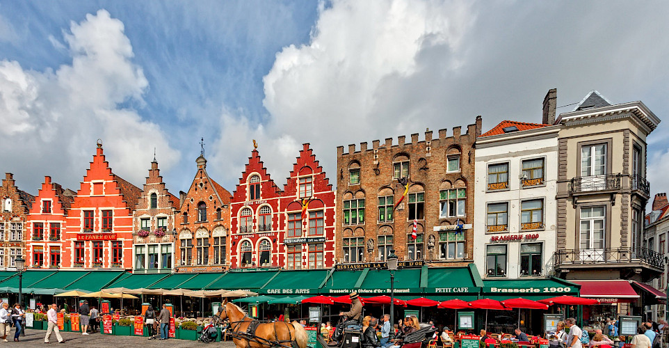 Grote Markt in Bruges, West Flanders, Belgium. ©Hollandfotograaf