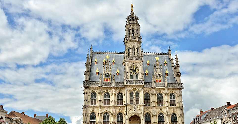 Medieval Gothic City Hall in Oudenaarde, Belgium. ©TO 