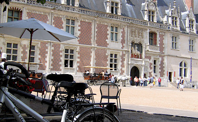 Bike rest in Chateau de Blois, France. ©TO