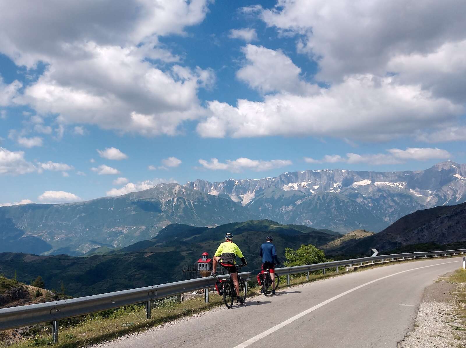 Biking in Albania