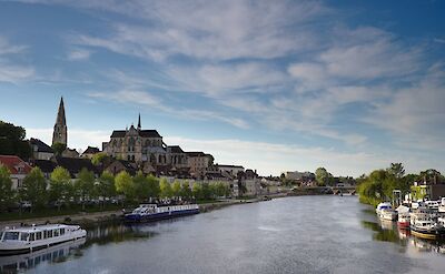 River Yonne runs through Auxerre, France. Flickr:CC-BY Missbutterfly