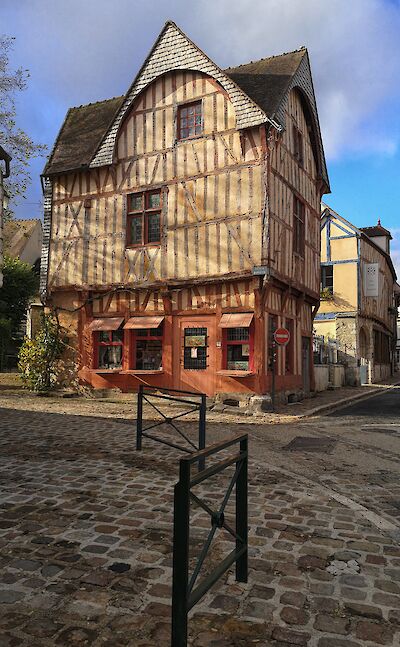 Medieval square in Provins, Burgundy, France. Flickr:Michel Craig