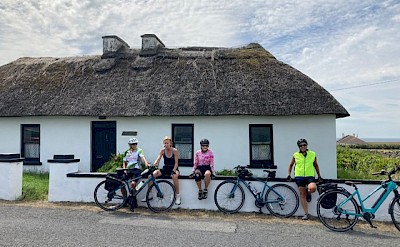 TripSite's Hennie & friends biking Clare & Galway County Bike Tour in Ireland.