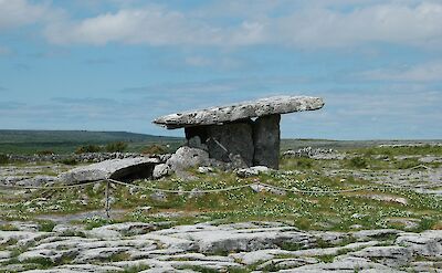 The Poulnabrone  Dolmen a small ancient burial site dating back to 2500BC. unsplash:UlrikeRDonohue