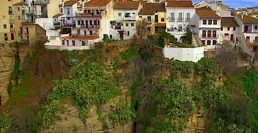 Huge cliffs in Ronda, Spain. Photo via Flickr:papalars