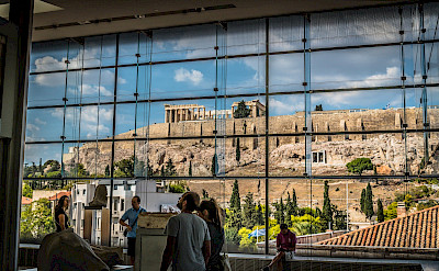 View of the Acropolis from the Museum in Athens, Greece. Flickr:Phanatic