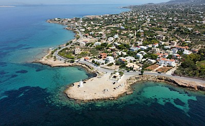 Aegina from above, Greece. Unsplash@Diego Allen