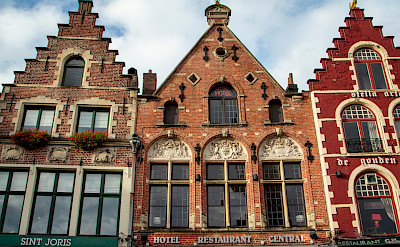 Gorgeous gables in Bruges, Belgium. Flickr:Taiwaiyun