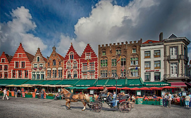 Por volta da romântica Bruges