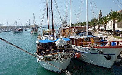 Boats docked in Croati. Photo by Hubert Schledt