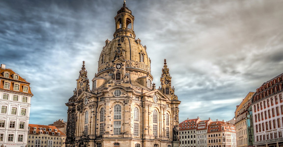 Frauenkirche in Dresden, Germany. Flickr:magnetismus 51.051921, 13.741494