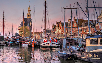 Harbor in Hoorn, North Holland, the Netherlands. Photo via Flickr:b k