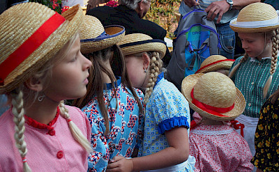Girls all dressed up in Schagen in the region of West Friesland, Holland. Photo via Flickr:Hans Griep