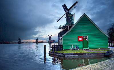 Zaanse Schans in Zaandam, the Netherlands. Photo via Flickr:Anne Dirkse