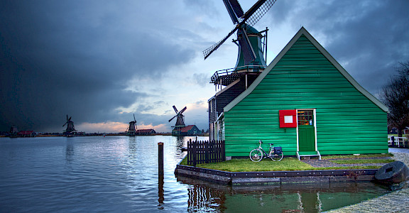 Zaanse Schans in Zaandam, the Netherlands. Photo via Flickr:Anne Dirkse