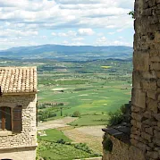 Pueblos famosos de Provenza en bicicleta de carretera Foto