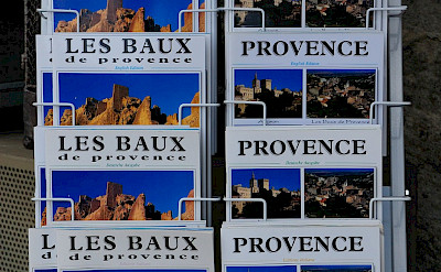 Postcards for sale in Les-Baux-de-Provence, France. Flickr:Ming-Yen Hsu