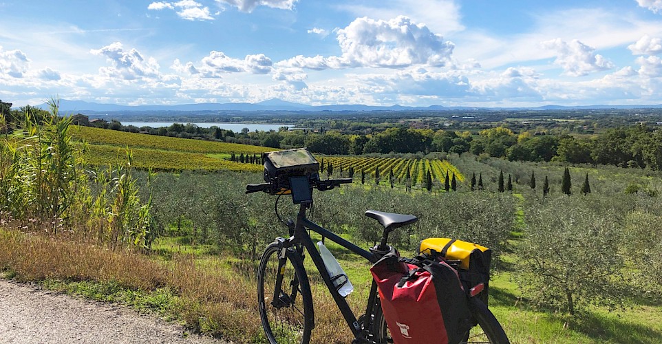 Cycling Florence to Rome