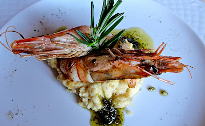 Prawns and other delicious Italian treats in Umbria, Italy. Flickr:Umbria Lovers