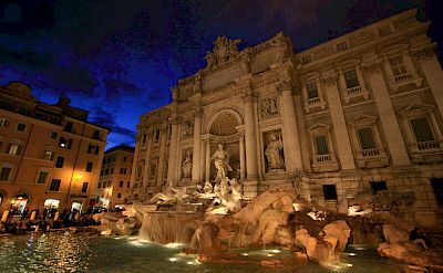 Trevi Fountain in Rome is an Italian marvel. Flickr:Evan Blaser 41.901249299701085, 12.483213338248392