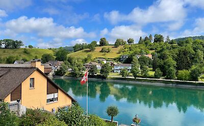 Rhine River through Diessenhofen, Switzerland. ©Gea