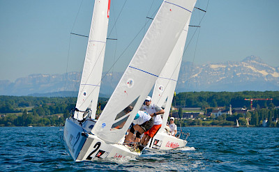 Sailing on the Bodensee (Lake Constance) is a favorite pastime. Near Kreuzlingen, Switzerland. Photo via Flickr:Swiss Sailing League 