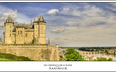 Saumur along the Loire River in France. Flickr:@lain G