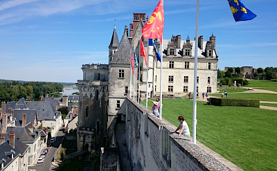 Château d'Amboise along the Loire River in France. Flickr:Moto Itinerari