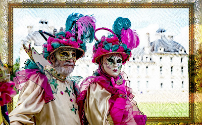 Parade de Masques at Château de Cheverny in the Loire Valley, France. Flickr:Angelo Brathot