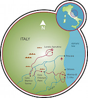Green Hills of Abruzzo Map