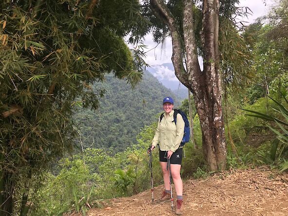 Anna along the trail