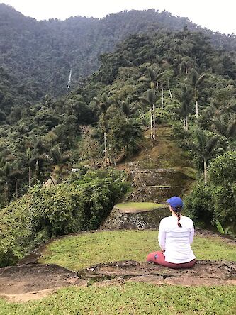 Anna at the Ciudad Perdida