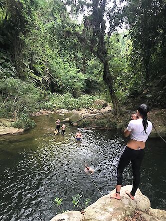 A swimming hole