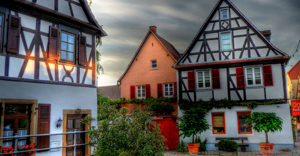 Great architecture of half-timbered homes in Speyer, Germany. Flickr:alainlm