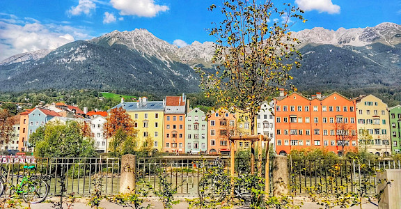Along the Inn River in Innsbruck, Austria. Flickr:r chelseth