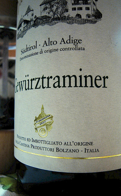 Gewurztraminer Wine from Bolzano. Flickr:Fabio Bruna