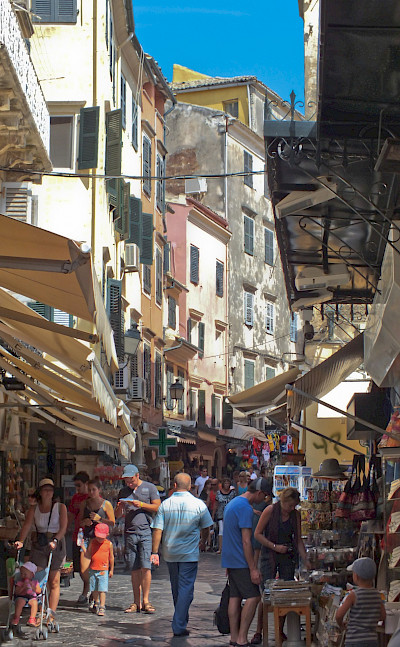 Shopping in Corfu, Ionian Islands, Greece. Flickr:Michael Button
