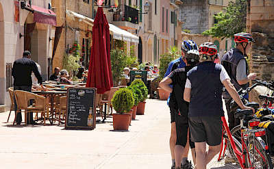Bike rest for some wine and tapas perhaps. Photo via TO