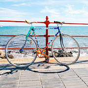 Mallorca - Biking along the beach in Mallorca, Spain. Flickr:Jörg Schubert