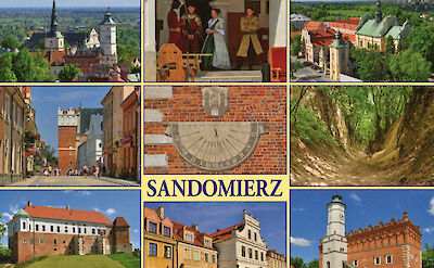 Postcard of Postcard of Sandomierz, Poland. Flickr:Damian Kania