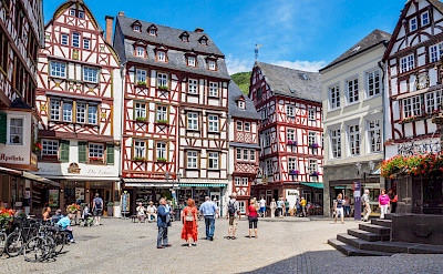Altstadt in Bernkastel-Kues along the Mosel River, Rhineland-Palatinate, Germany. Flickr:Frans Berkelaar